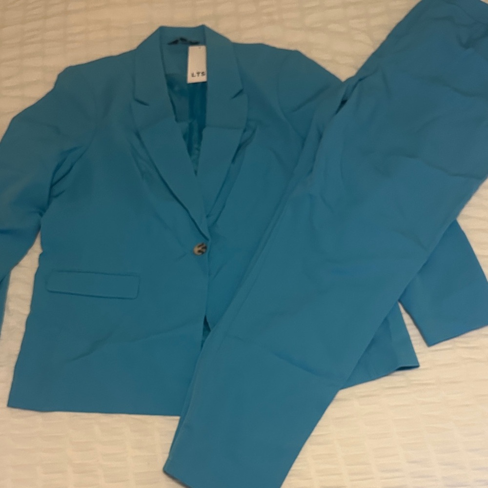 Long Tall Sally Blue Pantsuit